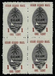 Sale 930, Lot 3097, Cuba, Guam, 1930, 1c, 2c Seals (M3-M4) Sale 930, Lot 3097, Cuba, Guam