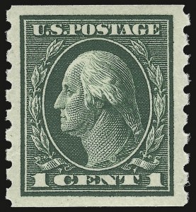 Sale 932, Lot 101, 1912 Coil Issue (Scott 410 to 413)