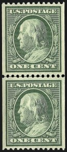 Sale 932, Lot 13, 1908-10 Coil Issue (Scott 348 to 356)