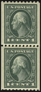 Sale 932, Lot 135, 1914 Coil Issue (Scott 441 to 447)