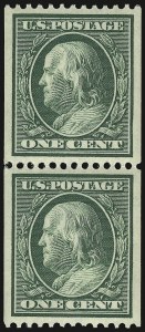 Sale 932, Lot 14, 1908-10 Coil Issue (Scott 348 to 356)