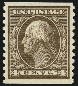 Sale Number 932, Lot Number 152, 1914 Coil Issue (Scott 441 to 447)