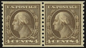 Sale 932, Lot 181, 1915 Rotary Press Coil Issue (Scott 448 to 459)