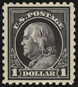 Sale 932, Lot 189, 1915 Double-Line Watermark Perf 10 Issue (Scott 460)