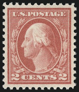 Sale 932, Lot 190, 1915 Single-Line Wmk. Perf 11 Issue (Scott 461)
