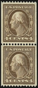Sale 932, Lot 20, 1908-10 Coil Issue (Scott 348 to 356)