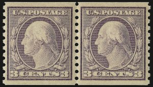 Sale 932, Lot 228, 1916-19 Rotary Press Coil Issue (Scott 486 to 497)