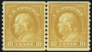 Sale 932, Lot 236, 1916-19 Rotary Press Coil Issue (Scott 486 to 497)