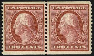 Sale 932, Lot 27, 1908-10 Coil Issue (Scott 348 to 356)