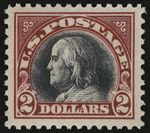 Sale 932, Lot 287, 1920 Bi-Colored Issue (Scott 547)