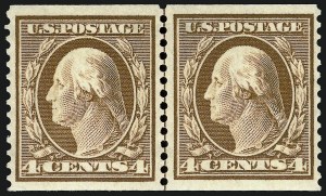 Sale 932, Lot 30, 1908-10 Coil Issue (Scott 348 to 356)