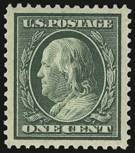 Sale 932, Lot 39, 1909 Bluish Paper (Scott 357 to 366)