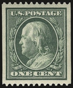 Sale 932, Lot 59, 1910-11 Coil Issue (Scott 385 to 389)