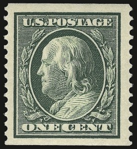 Sale 932, Lot 65, 1910-11 Coil Issue (Scott 385 to 389)