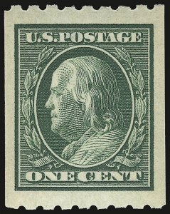 Sale 932, Lot 72, 1910-13 Coil Issue (Scott 390 to 396)