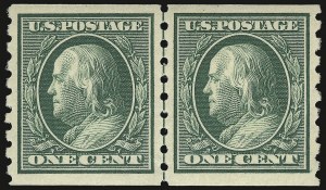 Sale Number 932, Lot Number 76, 1910-13 Coil Issue (Scott 390 to 396)