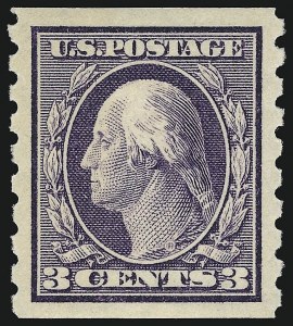 Sale 932, Lot 84, 1910-13 Coil Issue (Scott 390 to 396)