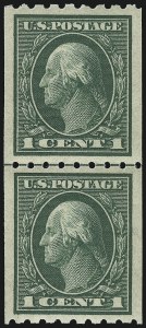 Sale 932, Lot 94, 1912 Coil Issue (Scott 410 to 413)