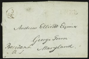 Sale 937, Lot 1, George Washington Free Frank