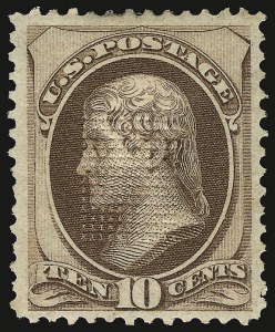 Sale 937, Lot 139, 1870 Grilled Issue Essays