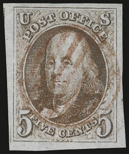 Sale Number 937, Lot Number 19, 1847 Issue