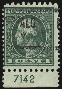 Sale 937, Lot 244, Washington-Franklin and Commemorative Issues