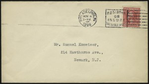 Sale 937, Lot 267, Washington-Franklin and Commemorative Issues