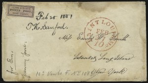 Sale 937, Lot 309, Carriers and Locals