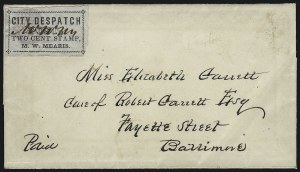 Sale 937, Lot 316, Carriers and Locals