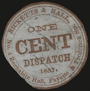 Sale 937, Lot 318, Carriers and Locals