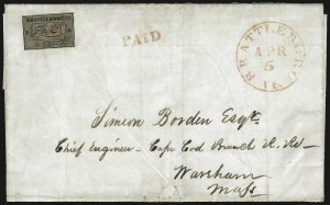 Sale 937, Lot 4, Postmasters