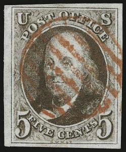 Sale 938, Lot 1009, 1847 Issue