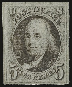 Sale 938, Lot 1015, 1847 Issue