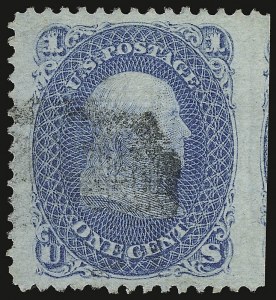 Sale 938, Lot 1145, 1867-68 Grilled Issue