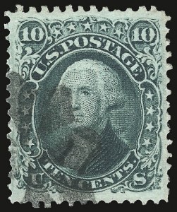 Sale 938, Lot 1148, 1867-68 Grilled Issue