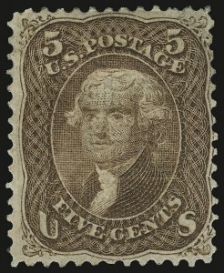 Sale 938, Lot 1153, 1867-68 Grilled Issue