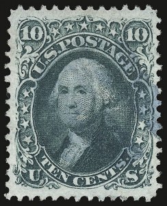 Sale 938, Lot 1154, 1867-68 Grilled Issue