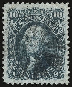 Sale 938, Lot 1155, 1867-68 Grilled Issue