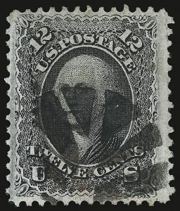 Sale 938, Lot 1158, 1867-68 Grilled Issue