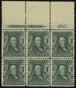 Sale 938, Lot 1484, 1902-08 Issues (Scott 300 thru 322)