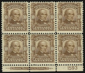 Sale 938, Lot 1496, 1902-08 Issues (Scott 300 thru 322)
