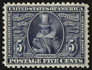 Sale 938, Lot 1528, Louisiana Purchase, Jamestown Issues