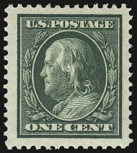 Sale 938, Lot 1535, 1908-09 Washington-Franklin Issues (Scott 331 thru 356)