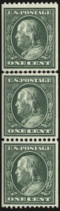 Sale 938, Lot 1539, 1908-09 Washington-Franklin Issues (Scott 331 thru 356)