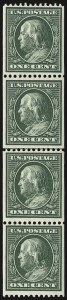 Sale 938, Lot 1540, 1908-09 Washington-Franklin Issues (Scott 331 thru 356)