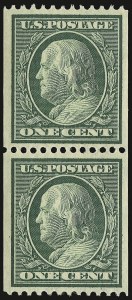 Sale 938, Lot 1543, 1908-09 Washington-Franklin Issues (Scott 331 thru 356)