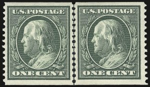 Sale 938, Lot 1551, 1908-09 Washington-Franklin Issues (Scott 331 thru 356)