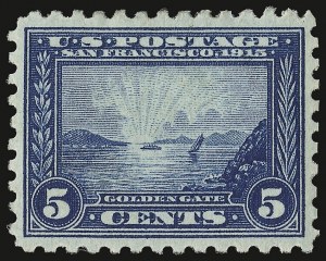 Sale 938, Lot 1587, 1913-15 Panama-Pacific Issue (Scott 397 thru 404)