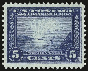 Sale 938, Lot 1589, 1913-15 Panama-Pacific Issue (Scott 397 thru 404)