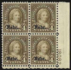 Sale 938, Lot 1782, 1922-29 and Later Issues (Scott 551 to 2866b)